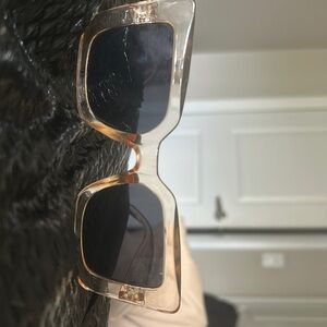 Celine Orange / Brown / Solid Sunglasses